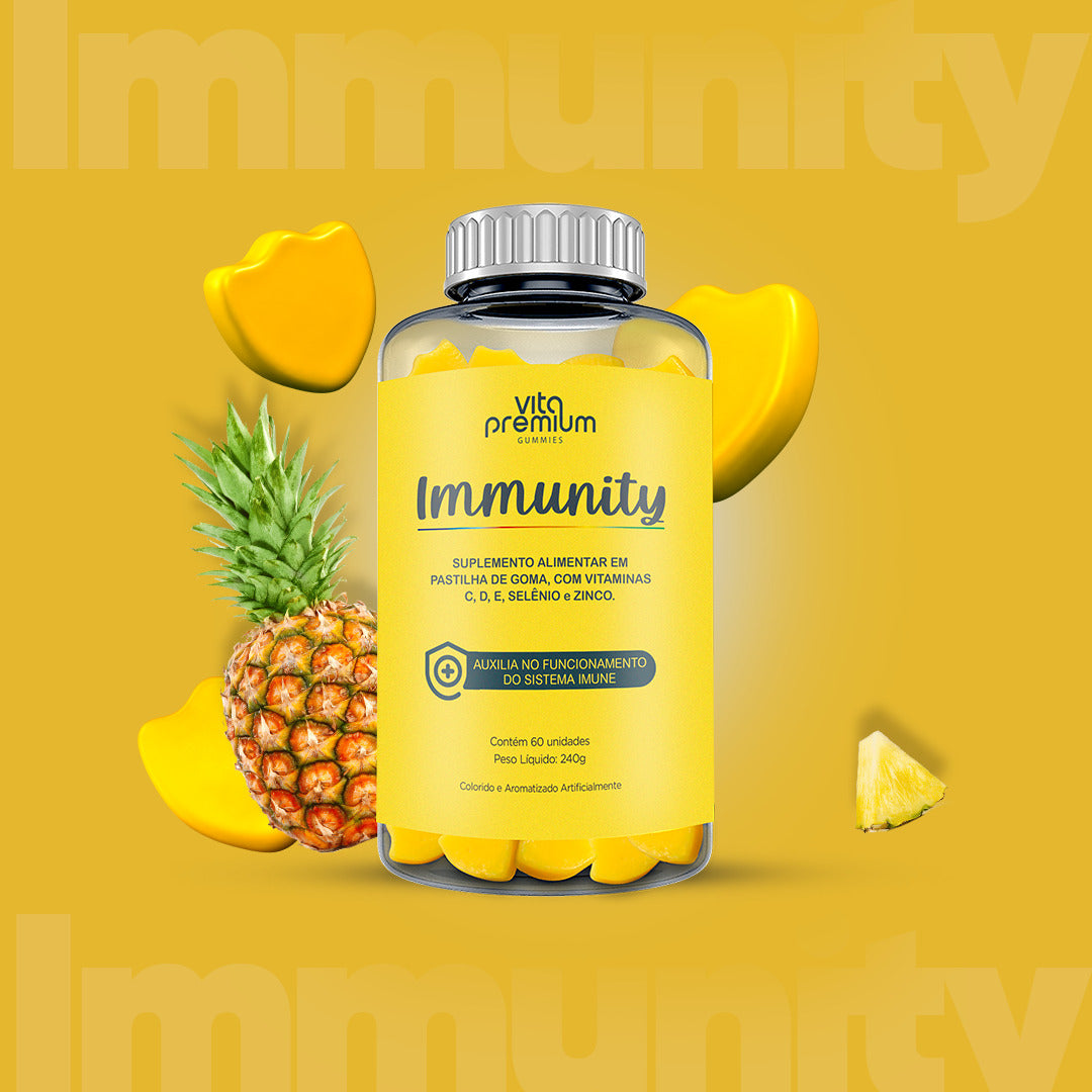 IMMUNITY - IMUNIDADE EM GOMAS - ABACAXI