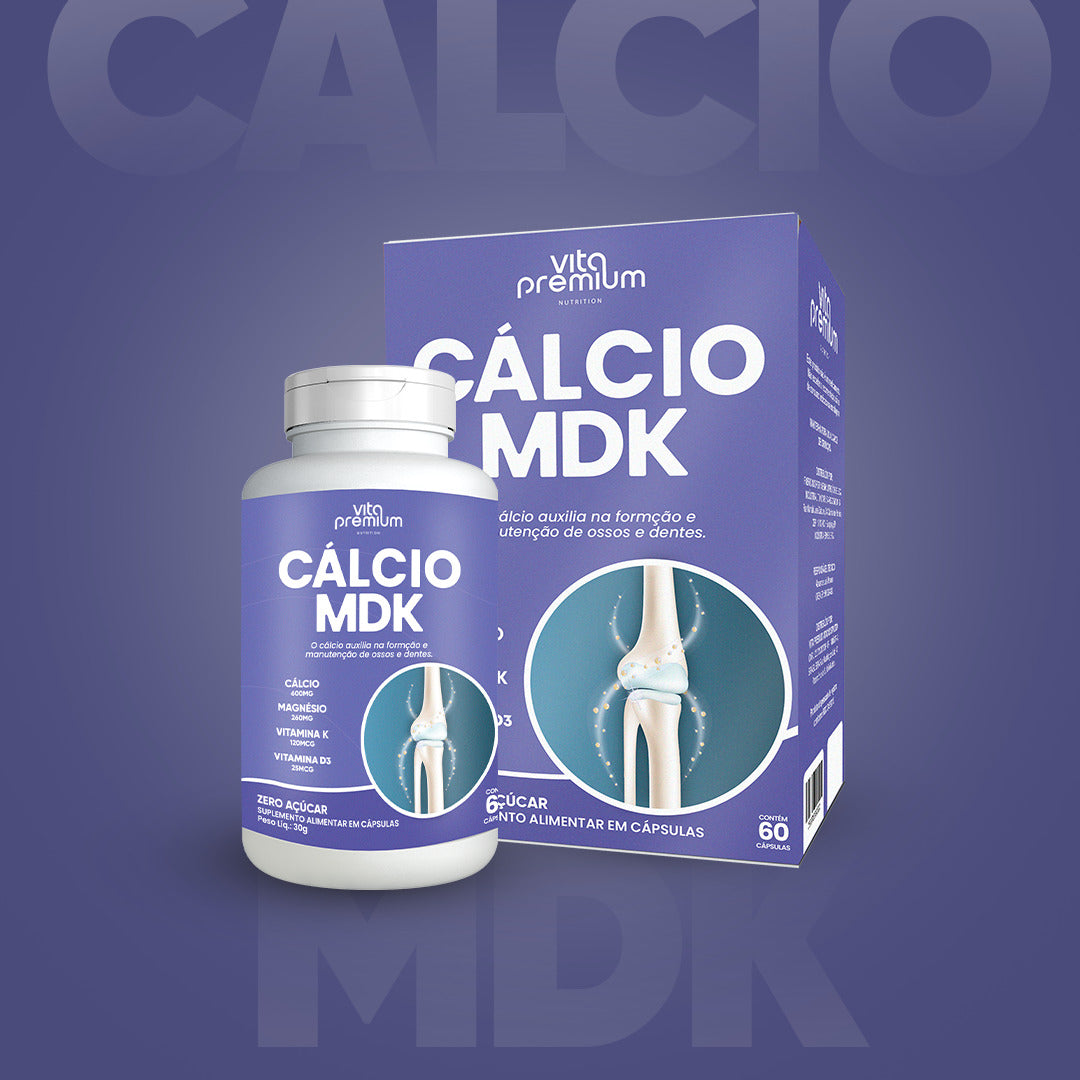CÁLCIO MDK - CUIDADO DOS OSSOS - C/ 60 CÁPS