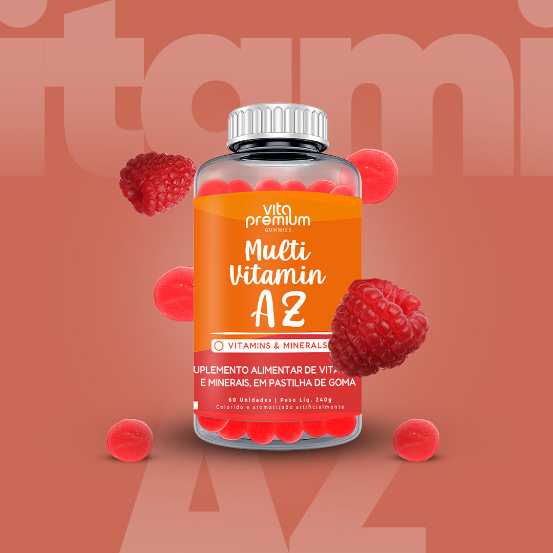 MULTIVITAMIN AZ C/60 GOMAS - FRAMBOESA