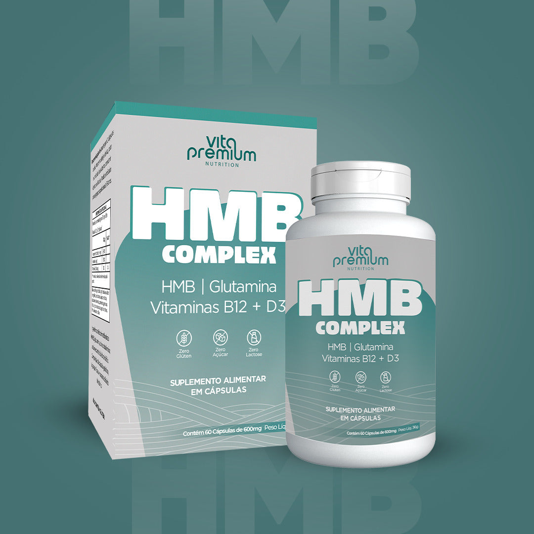 HMB+GLUTAMINA+VIT D+VIT B12 C/ 60 CÁPS