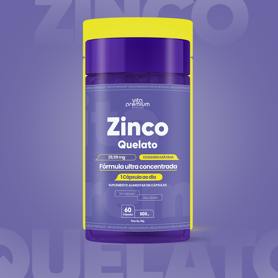ZINCO QUELATO C/ 60 CÁPS