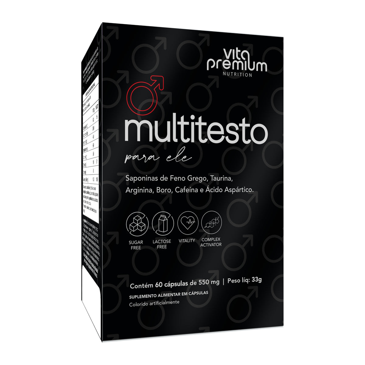 MULTITESTO PARA ELE C/ 60 CÁPS