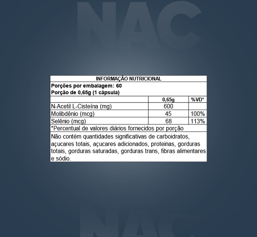 NAC PREMIUM C/ 60 CÁPS