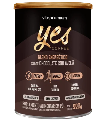 Yes Coffee Chocolate com Avelã com 220g